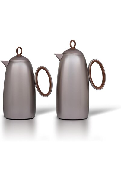 ALSAIF ترمس قهوة وشاي من قطعتين من تراف