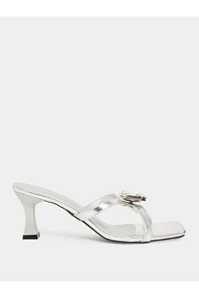 Take Two By Styli Women Silver Rhinestone Sandals