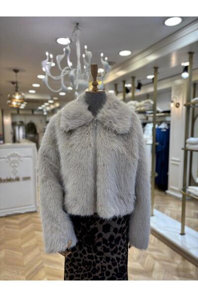 Boutique Sirena Zippered Fur Jacket
