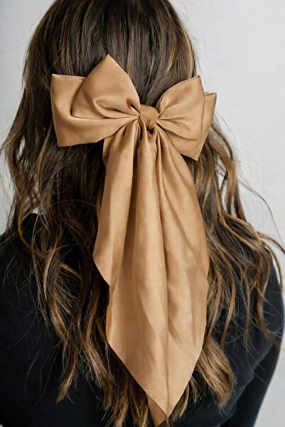 New Obsessions Long Scarf Bow Automatic Bow Buckle