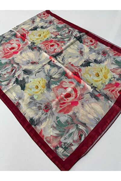 ARSEL MODA Tesettürün Yeni Adresi ARSEL MODA Șal din bumbac moale cu model fl...