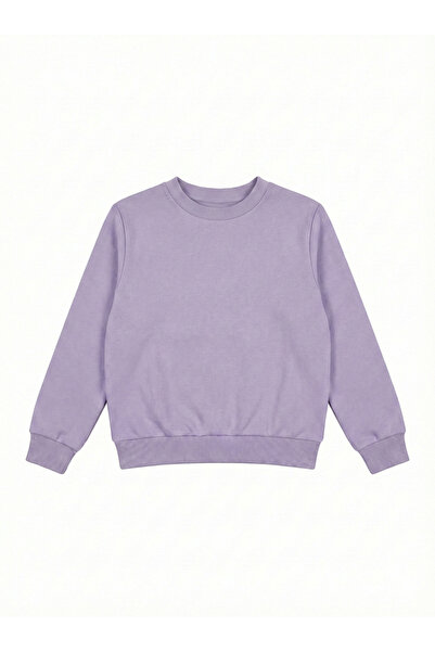 theCactus Textile Uzun Kollu Pamuklu - Şardonlu Baskısız Kız Çocuk Sweatshirt