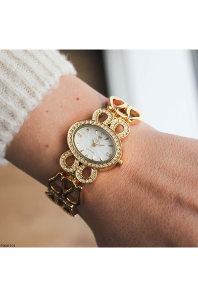 Fiesta ساعة يد نسائية بحزام فولاذي FS601193