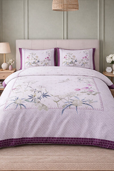 Özdilek Coneflower Nevresim Takımı Çift Kişilik - BEYAZ