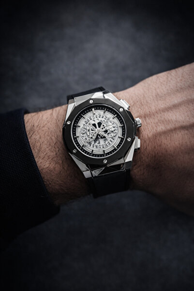 G Sport POLO Hublot Model Silicone Men's Calendar Wristwatch