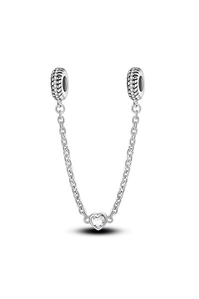 Choice35 KTC1200 Original 925 Sterling Silver Safety Chain Star Moon Sun Hear...