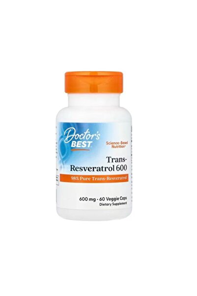 Doctor's Best Trans-Resveratrol 600 High 600 mg 60 Capsule -