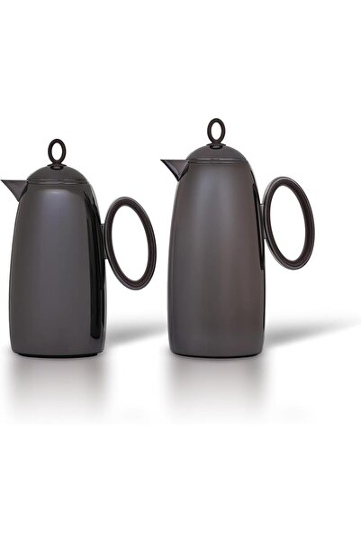 ALSAIF ترمس قهوة وشاي من قطعتين من تراف