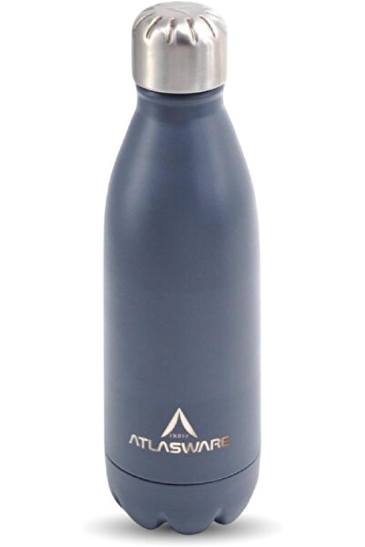 Atlasware Premium Stainless Steel Water Bottle, 350ml, Double-Wall Insulated,...