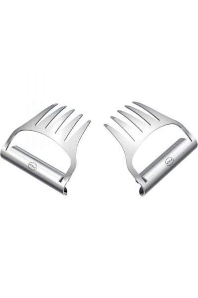 rösle Set de 2 gheare pentru carne de porc sfărâmată din oțel inoxidabil, ROSLE