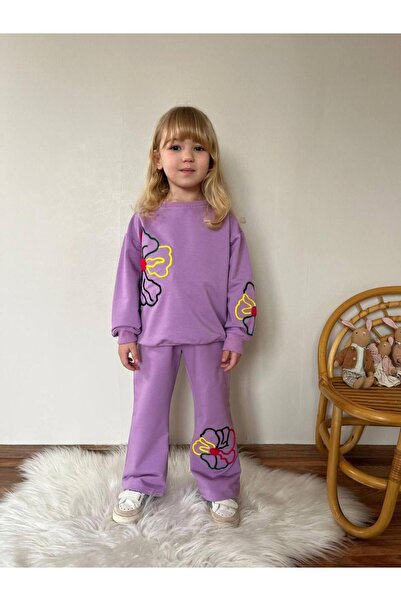 öykümgaleria Set de sezon pentru fete, cu pantaloni evazați spanioli și bluză