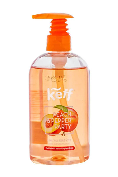 Sano Săpun de mâini KEFF Luxe - Esență de piersică și piper negru 500ml