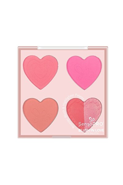 SensoPRO Milano Paletă multifuncțională Blush in Love, Rosy Rebel