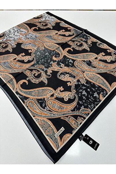 locella Qashka satin silk scarf etro pattern lbt0112