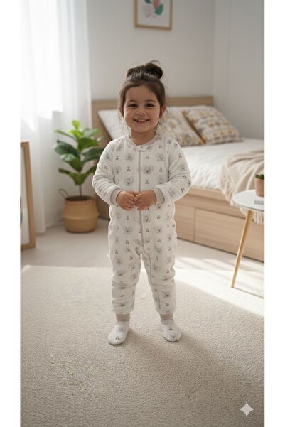 ÖZLEM BEBE Cute Teddy Bear Pattern Certified Fabric Flannel Children's 1 Tog ...