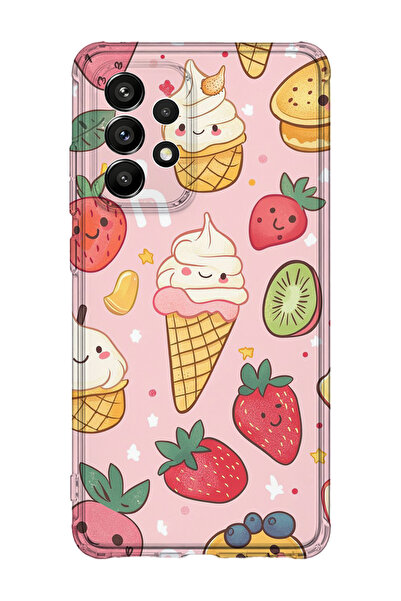 lelia حافظة هاتف شفافة مطبوعة متوافقة مع هاتف سامسونج جالاكسي A52 |   مجموعة:...