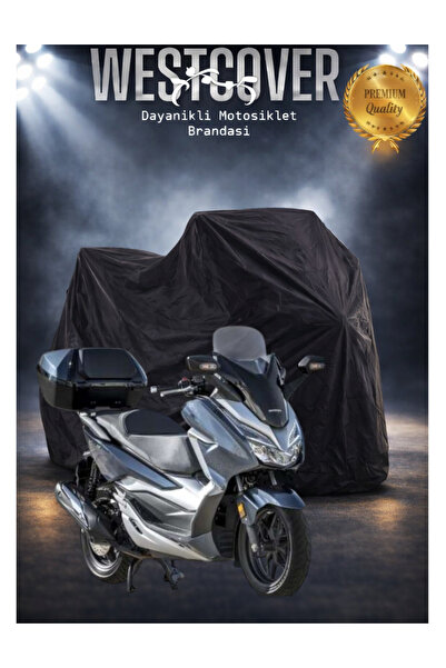 WestCover خيمة محرك متوافقة مع هوندا فورزا 250 باللون الأسود، غطاء للدراجات ا...