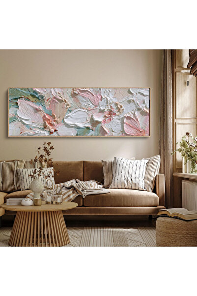 woodhomeworks Tek Parça Gerçek Ahşap Yatay Panorama Çerçeveli Tablo sanat