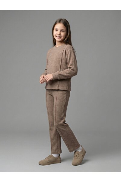 modakay kids Devojčina Selanik pletenje tkanina obična Gornji i donji deo