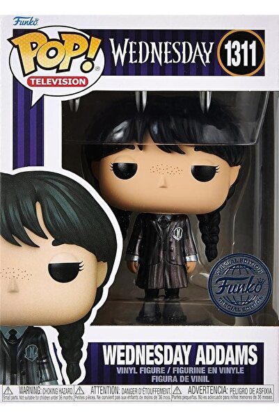 Funko Pop Wednesday Addams 1311 Metallic Hot Topic Exclusive