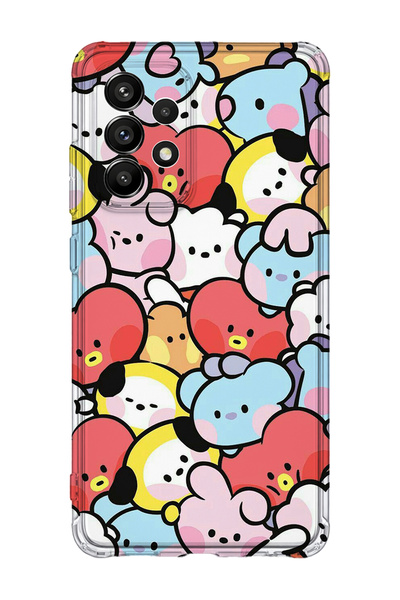 lelia حافظة هاتف شفافة مطبوعة متوافقة مع هاتف سامسونج جالاكسي A52 |   مجموعة:...