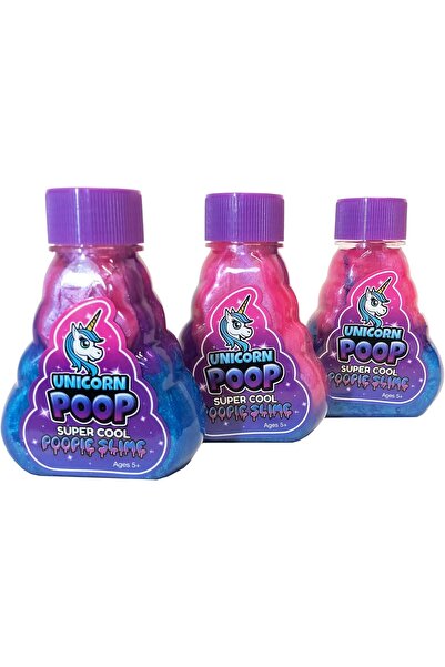 UNICORN 3pcs The Original Rainbow Poop Slime - Glitter Slime for Kids, Girls ...