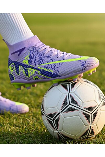 LALİGA حذاء رياضي للجنسين من Air مزود بجوارب للشباب مناسب للملاعب العشبية وال...