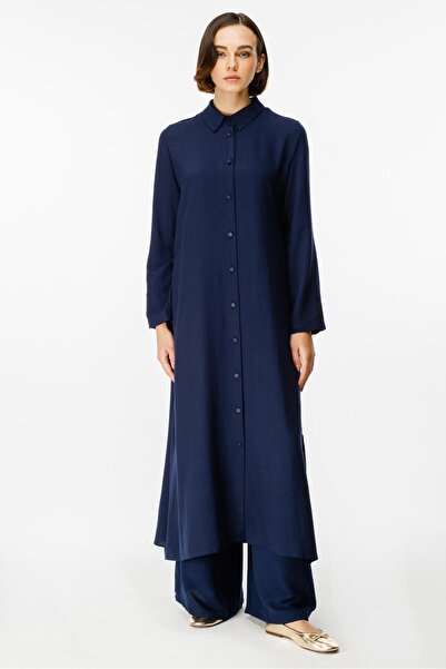 Micca NOUVO SET İpekçe Doku Kap/Elbise - Pantalon Takım-Laci