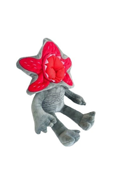OEM Fantastic Monster Demodog Plush Toy, 25 cm, Grey-Red, Soft and Detailed