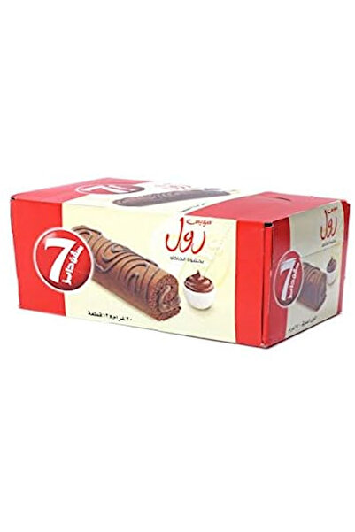 7DAYS Mini Chocolate Roll Cake, 20gm × 12