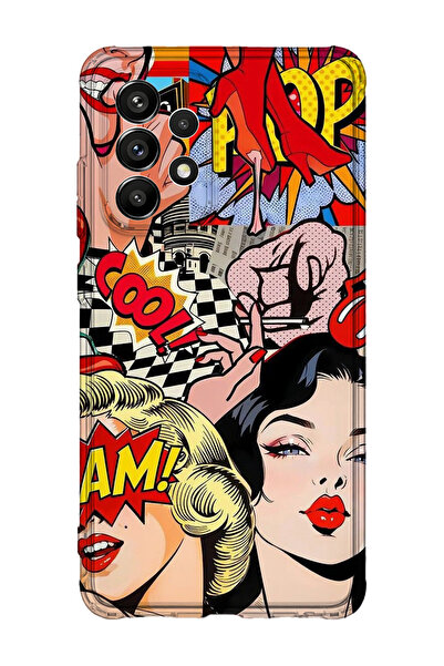 lelia حافظة هاتف شفافة مطبوعة متوافقة مع هاتف سامسونج جالاكسي A52 |   مجموعة ...