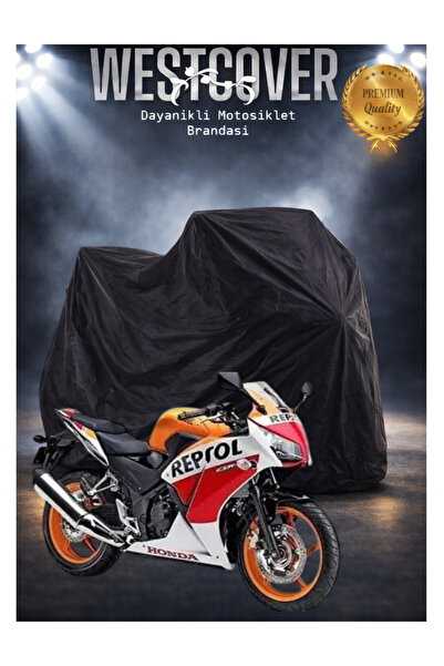 WestCover Black Honda Cbr 250R Compatible Motor Tent, Motorcycle Tarpaulin