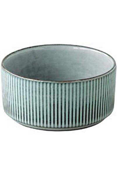 Generic Easy Life Domus Glossy Glaze Coated Ceramic Bowl Blue and Grey 11.5cm