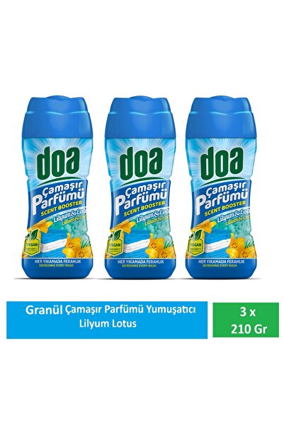 Bilmar Granül Çamaşır Parfümü & Çamaşır Yumuşatıcı Lilyum & Lotus 3 x 210 Gr