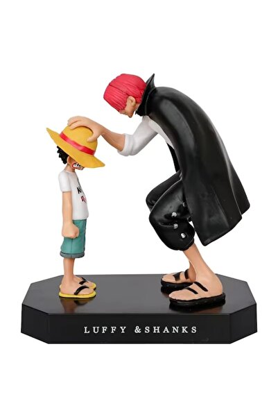 OEM Figurină anime Luffy și Shanks, 18 cm, multicoloră