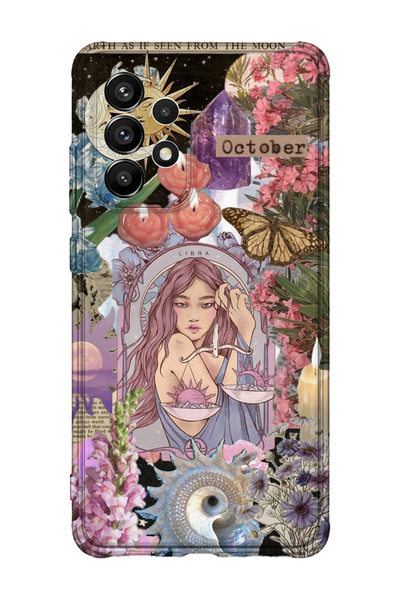 lelia حافظة هاتف شفافة مطبوعة متوافقة مع هاتف سامسونج جالاكسي A72 |   مجموعة:...