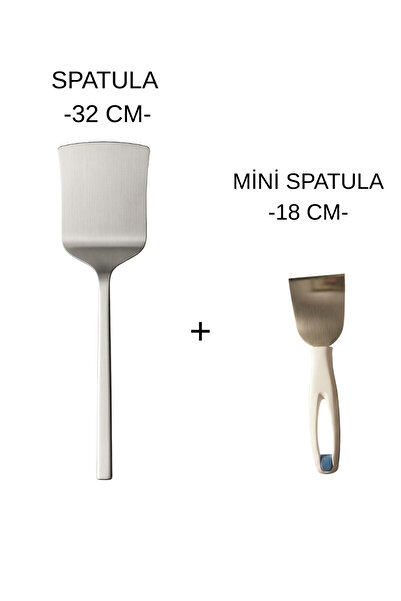 Birpa Usta & Çırak PASLANMAZ Spatula Seti