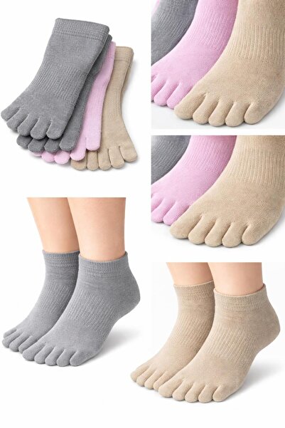 Sky Socks Σετ 3 τεμαχίων από μπαμπού για πρόληψη μυκήτων, δεξιά-αριστερά, ξεχ...
