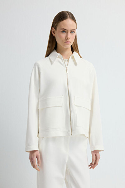 Love My Body Fermuarlı Örme Ceket