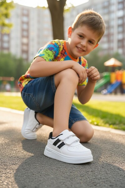 Bebek Sepeti حذاء رياضي للأطفال من إسفنج ميموري فوم خفيف الوزن ومريح للجنسين