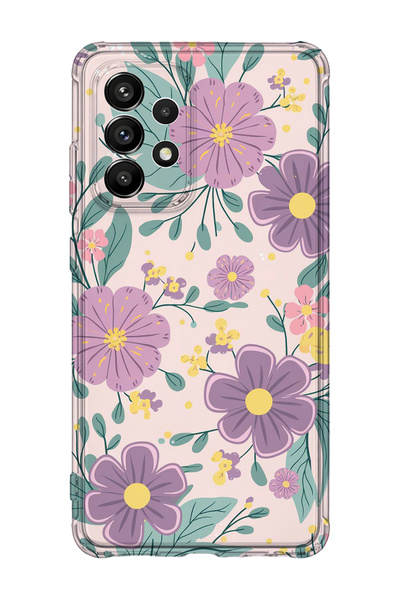 lelia حافظة هاتف شفافة مطبوعة متوافقة مع هاتف سامسونج جالاكسي A72 |   مجموعة ...