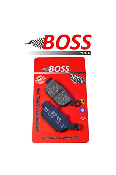 Bossparts TVS APACHE RTR 200 2015-2024 Yarı Sinterli Arka Fren Balatası BS140