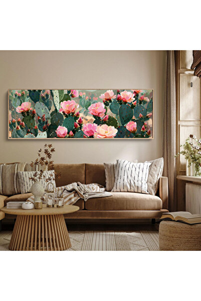 woodhomeworks Tek Parça Gerçek Ahşap Yatay Panorama Çerçeveli Tablo sanat