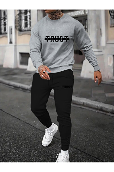 mercoledi Gulen Face Printed Unisex Women/Men Crewneck Oversize Bottom/Top Sw...