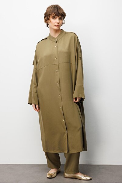 Micca %100 Doğal LyoCELL ile Dökümlü Soft Hissiyat Rahat Kalıp Apolet ve Özel...