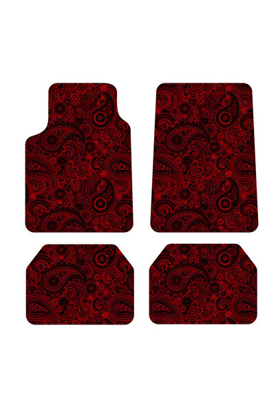 Dijital Baskılı Universal Her Araca Uyumlu Makinede Yıkanabilir Oto Halı Paspas Seti