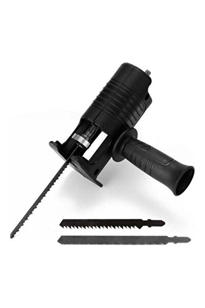 Generic Electric Drill With 3 Saw Blade Black