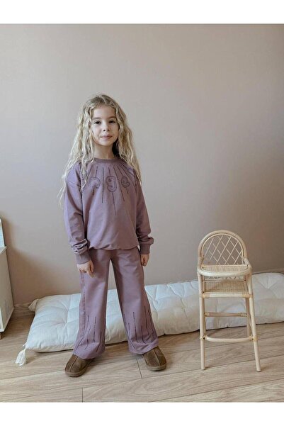 öykümgaleria Set de sezon pentru fete, cu pantaloni evazați spanioli și bluză