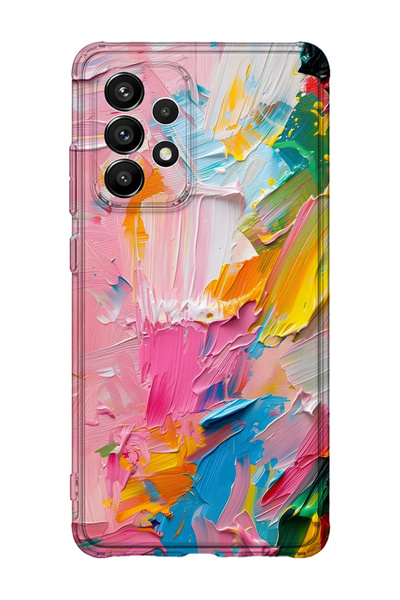 lelia حافظة هاتف شفافة مطبوعة متوافقة مع هاتف سامسونج جالاكسي A72 |   مجموعة ...