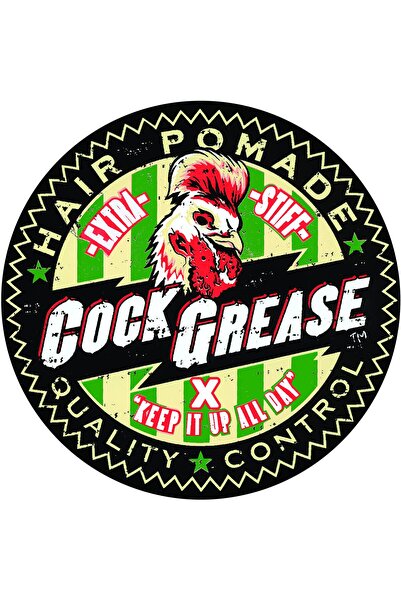Grease Cock Grease, Extra Slick No X, помада за стилизиране на коса, блясък, ...